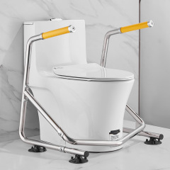 Japanese-style barrier-free toilet armrest frame for the elderly disabled toilet toilet stand-up assist folding toilet frame