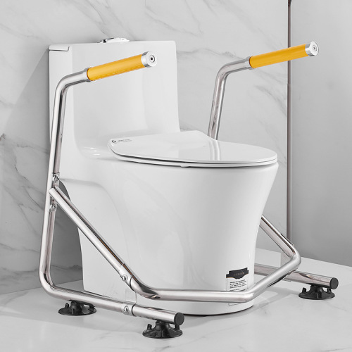 Japanese-style barrier-free toilet armrest frame for the elderly disabled toilet toilet stand-up assist folding toilet frame