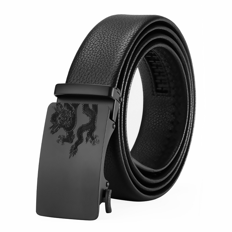 Men's retro belt made of soft leather