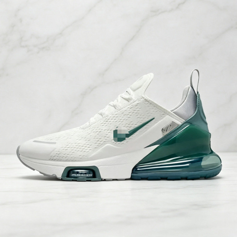 Air Max 270 zapatos de aire para hombres y mujeres, zapatos de deporte casuales transpirables de malla con suela gruesa para correr.