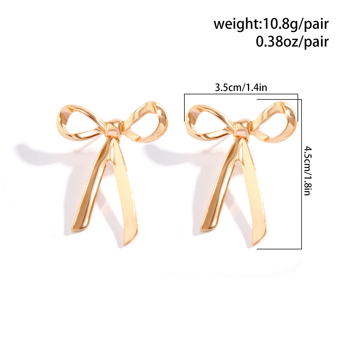 15g Weight Ear Studs Classification 1 Pair Quantity Daily, Party, Date Occasion Alloy Material Heart Shape, Bow Knot Pattern Women's Gender Plating Design Vintage Style Style 1 Pair Vintage Style Heart Shape Bow Knot Plating Alloy Ear Studs 6