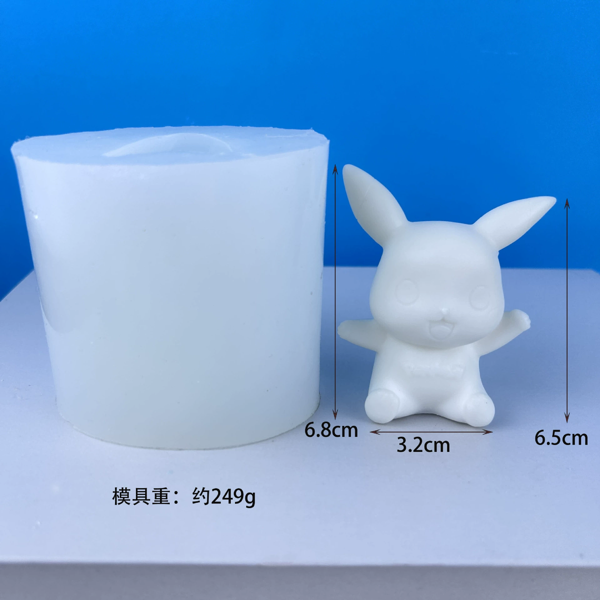 3D силиконовая формочка для DIY кукол, ароматические свечи и мыло, набор для рукоделия