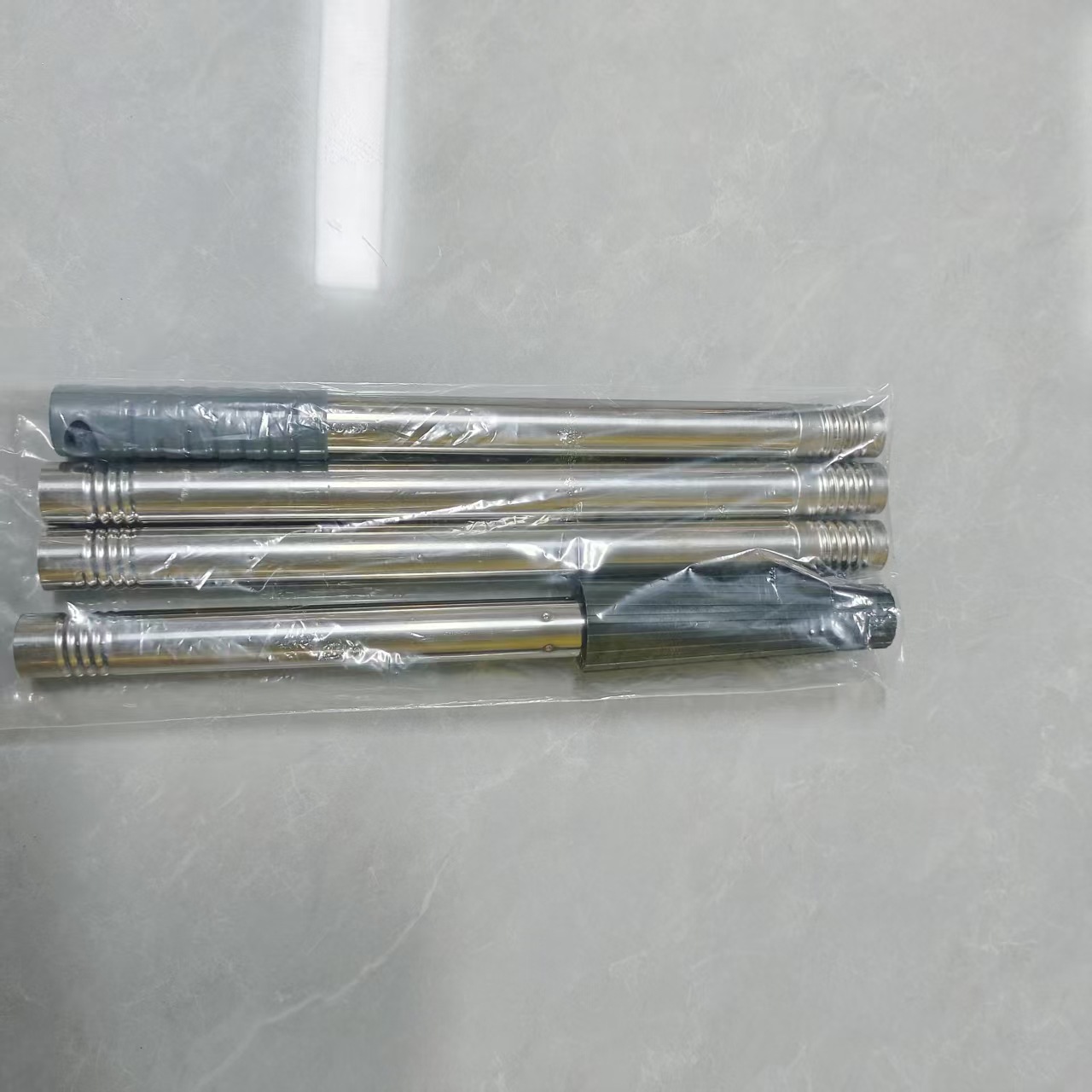 Rodillos de pintura de acero inoxidable varilla telescópica herramienta de pintura alargada varilla telescópica gruesa varilla de conexión alargada