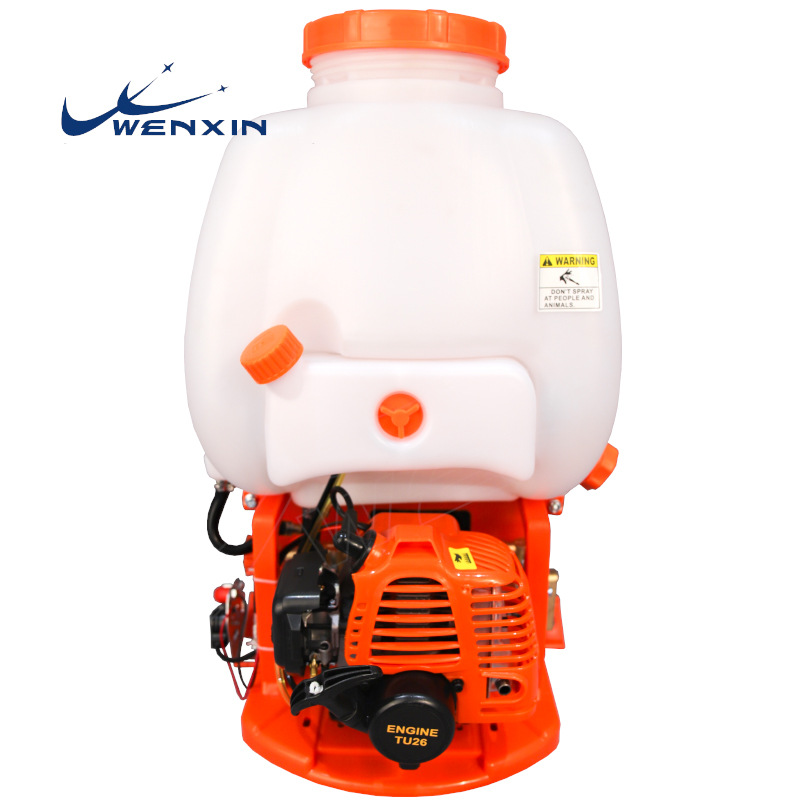 Transfronterizo tipo mochila de arranque manual pulverizador de alta presión varilla de pulverización de acero inoxidable barril de pulverización agrícola y forestal para frutas y verduras