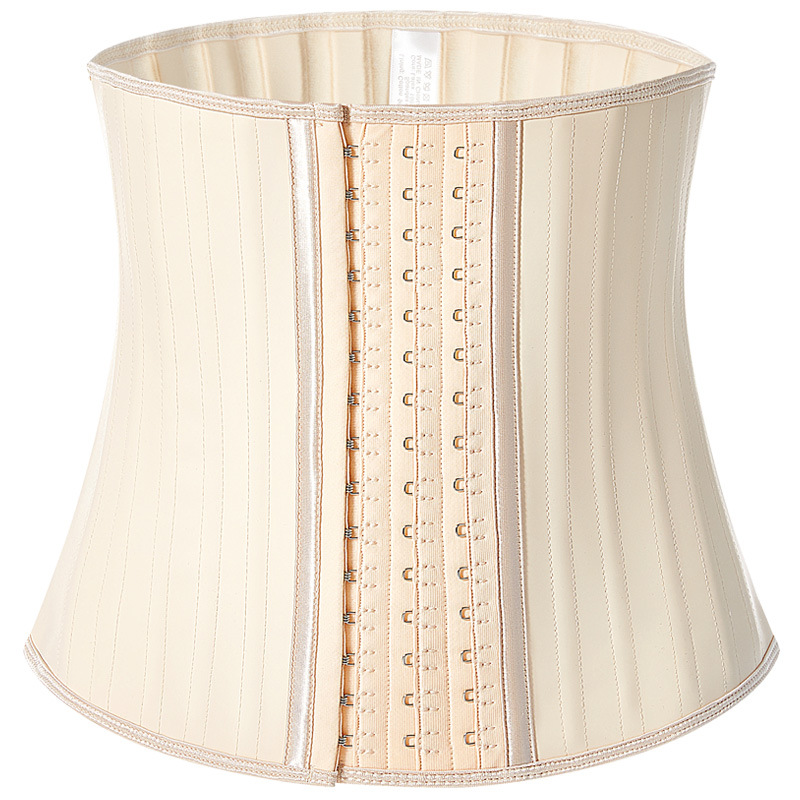 Faja deportiva moldeadora de cintura para mujer, con 25 varillas de acero, acabado mate, control de abdomen, tipo corsé.