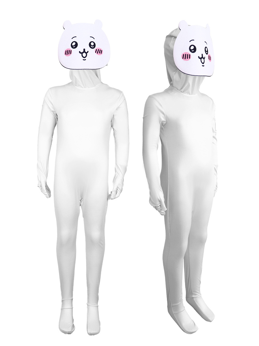 Halloween Chiikawa nuevo traje de cosplay extraño juego de roles Xiao Hachi espectáculo image 5
