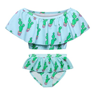 2021 new pattern summer refreshing girl Fission Swimsuit suit Europe and America fashion Large girl Fission Swimsuit SR37