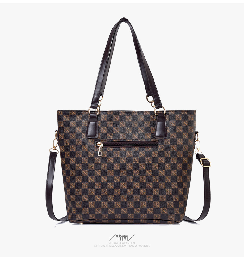 Cross-border 2024 new women's bag, European and American fashion trend printed six-piece set, mother and child bag, hand-held bag, shoulder crossbody bag undefined