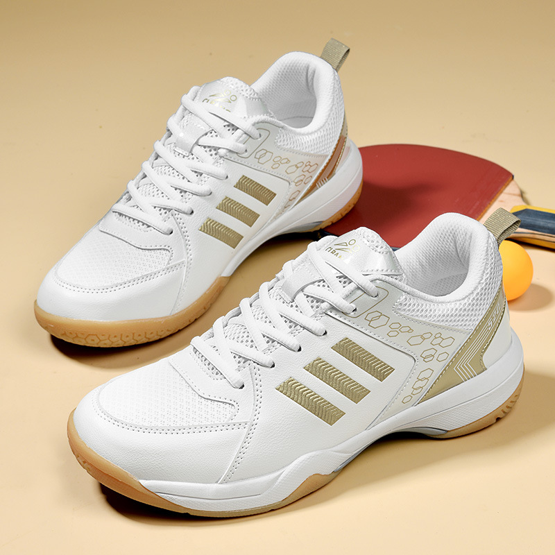 Zapatos de tenis de mesa transfronterizos para parejas entrenamiento ligero bádminton zapatos de tenis masculinos zapatos deportivos al por mayor