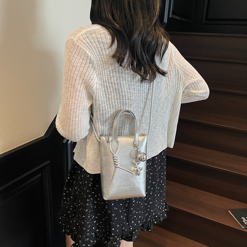 Mini borsa a tracolla donna versatile borsa a secchiello trendy_voghion.com