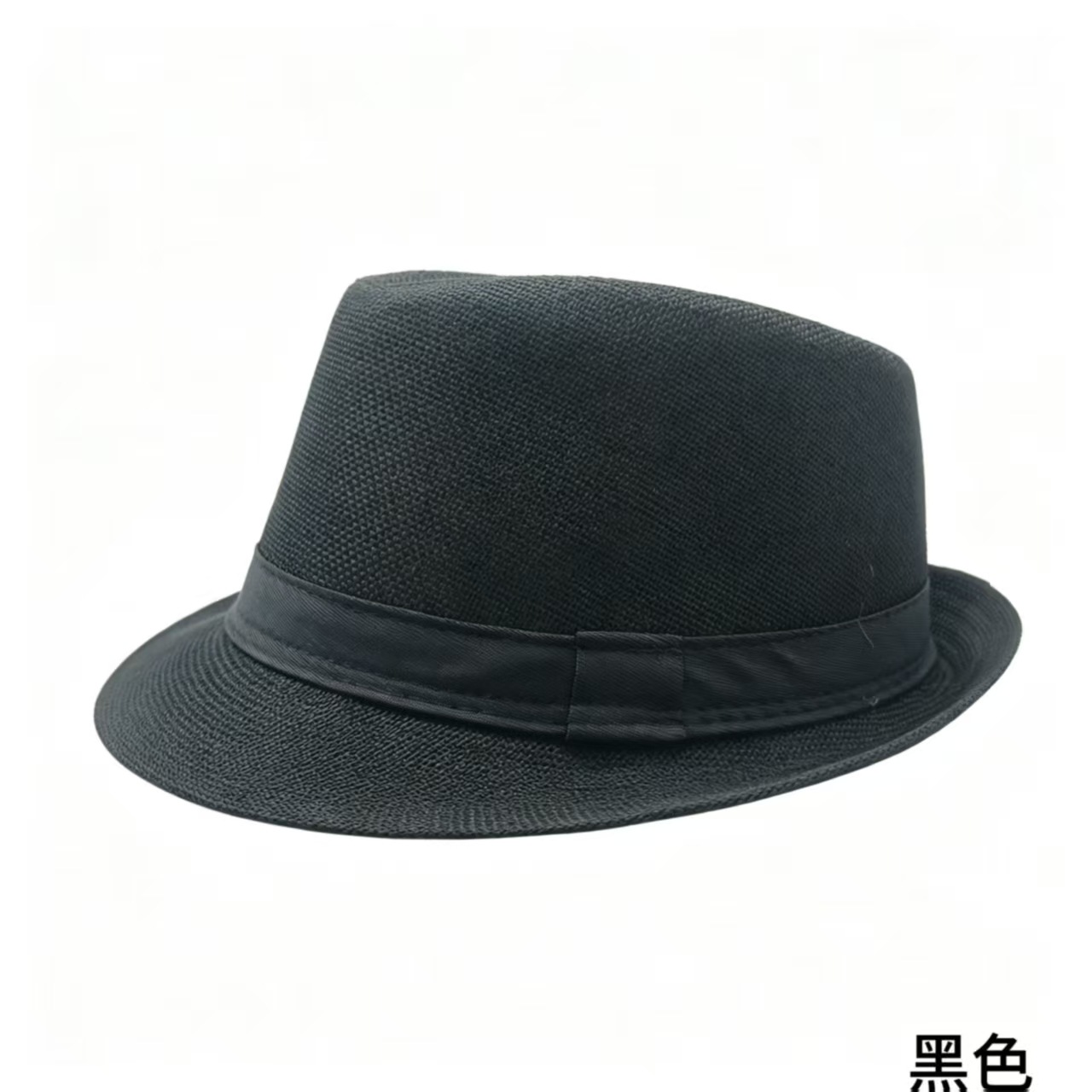 Sombrero Fedora para Hombre de Lino, Transpirable, Protección Solar y A Prueba de Viento, para Playa y Ocio