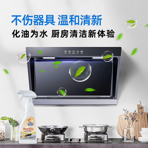 Wholesale lion housekeeper oil pollution net foam type 500ML heavy oil pollution cleaner range hood household kitchen oil fume net