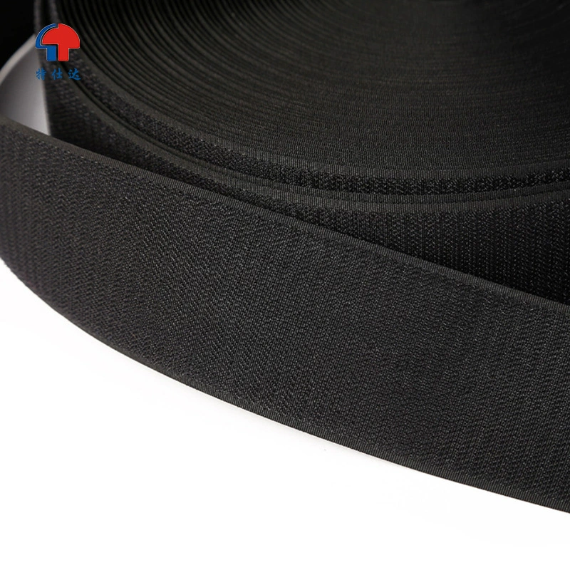 Пятно черная и белая нейлоновая Velcro накладка крючок лицевая часть замка цвет, без клея и пробивки Velcro