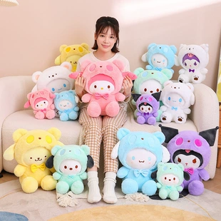 Мягкие игрушки Kuromi My Melody и Cinnamoroll