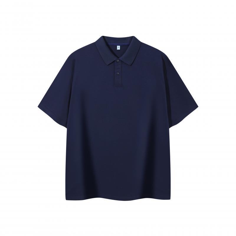 Solona camiseta con solapa verano 230g peso pesado Solona camiseta polo de moda de alta gama fresca