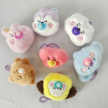 可爱韩系明星组合人气公仔迷你钥匙扣背包挂件奶嘴玩偶挂饰玩具