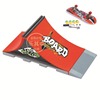 Children's skateboard, props, playing field, minifigure, suitable for import