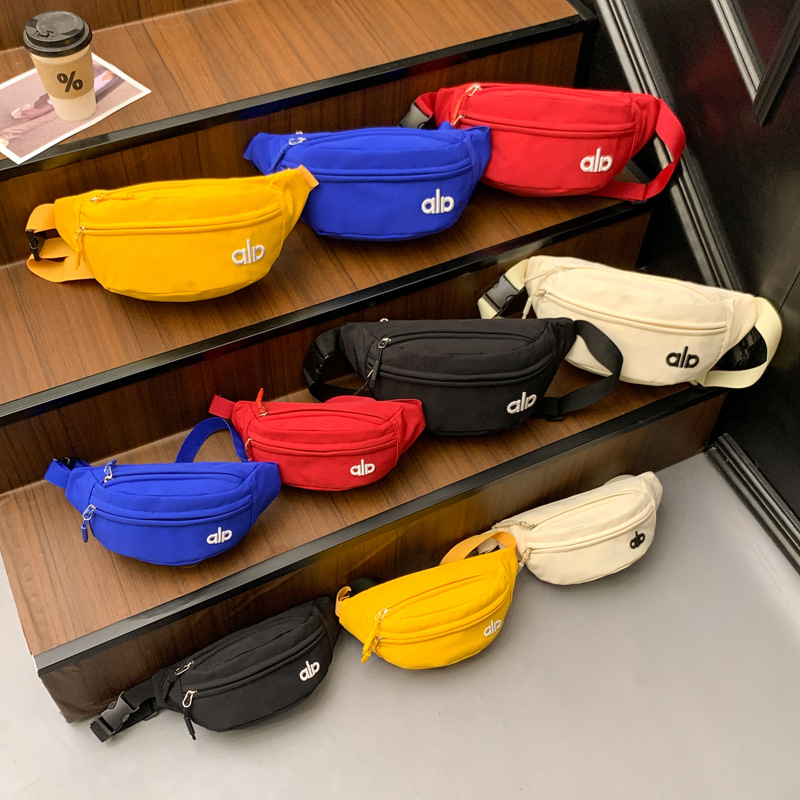 Korean Style Casual Sports Chest Bag for Boys and Girls, Stylish Letter Boy Crossbody Bag, Lightweight Travel Kidsren's Waist Bag, Trendy