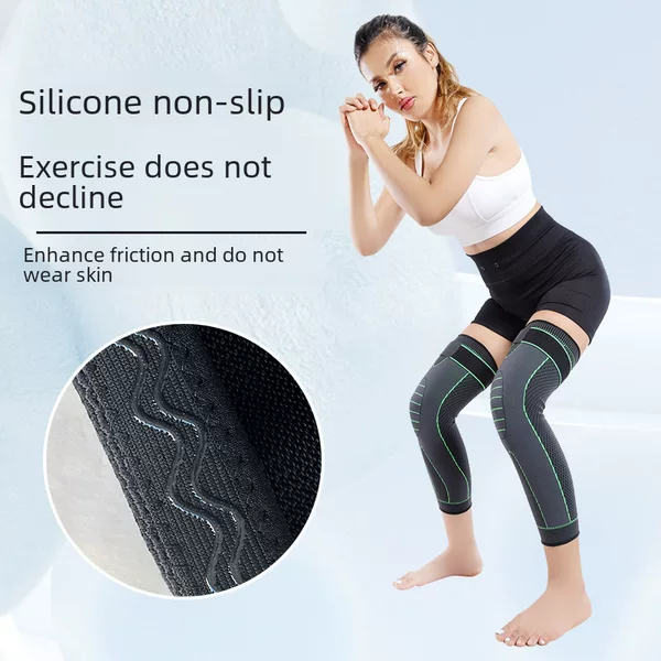 Summer Thin Nylon Straps Knee Pads Sports Protective Gear Extended Non-Slip Warm Nylon Knitted Pressurized Knee Pads Straps