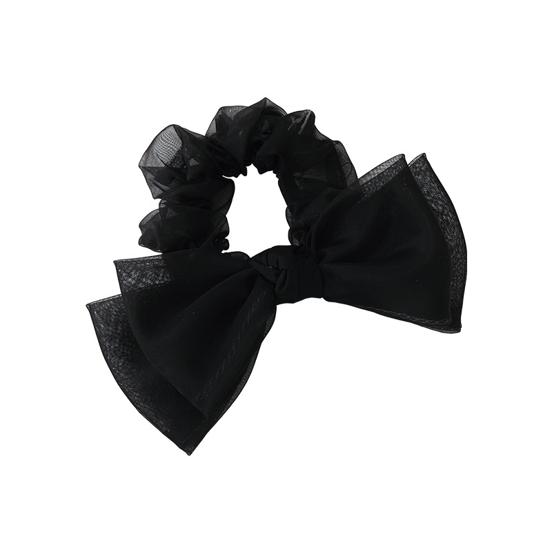 Simple Style Bow Knot Synthetic Yarn Pleated Hair Tie display picture 7