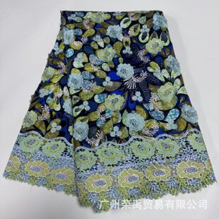 5yards Luxury Applique lace ȫ�޺��mϞ�����wˮ�ܽ���