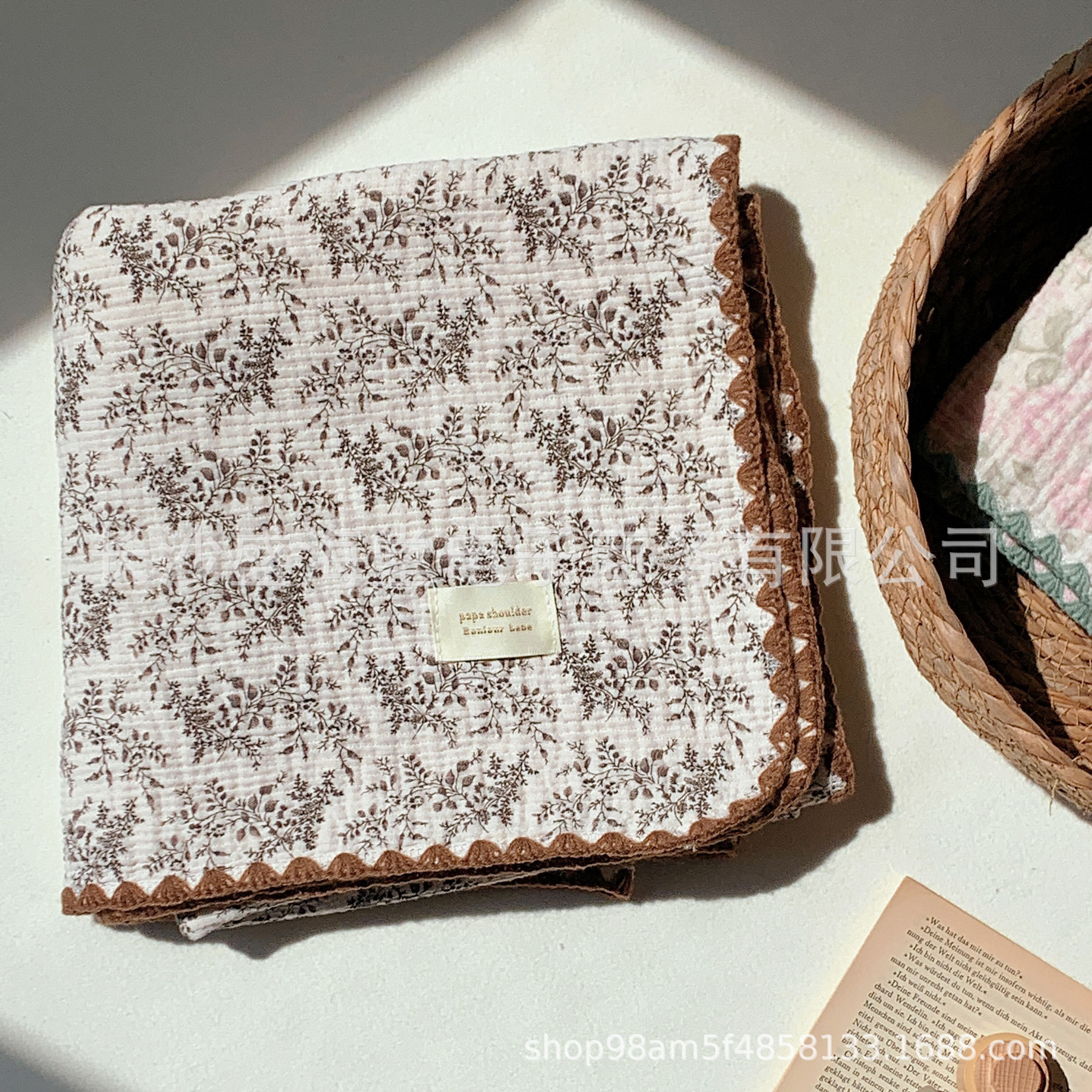 韓国insベビー毛布三層綿ガーゼ赤ちゃんバスタオル夏涼し子供エアコン春秋タオルケット