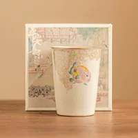 Производитель Ru Килн Китайская чашка мастера Personal Tea Set Kwalker для заваривания чая, поднимать стиль в чайном деле, чашка высокого класса керамическая кола чашка