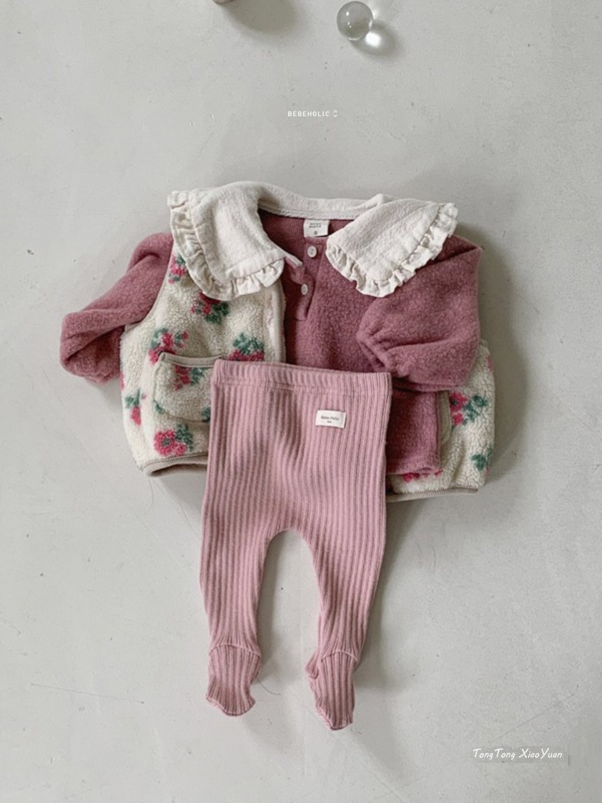 Niños y niñas pantimedias de invierno pantimedias de Bebé Ropa de otoño e invierno polainas engrosadas ropa de los niños coreanos bebé pantimedias forradas de lana