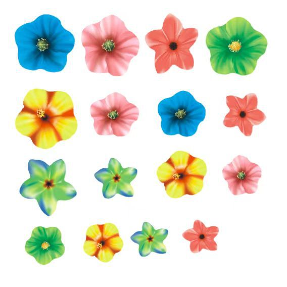 Papel de arroz glutinoso especial transfronterizo Santa Claus tarjeta decorativa placa fría decorativa mariposa de arroz glutinoso comestible impresión de papel de oblea