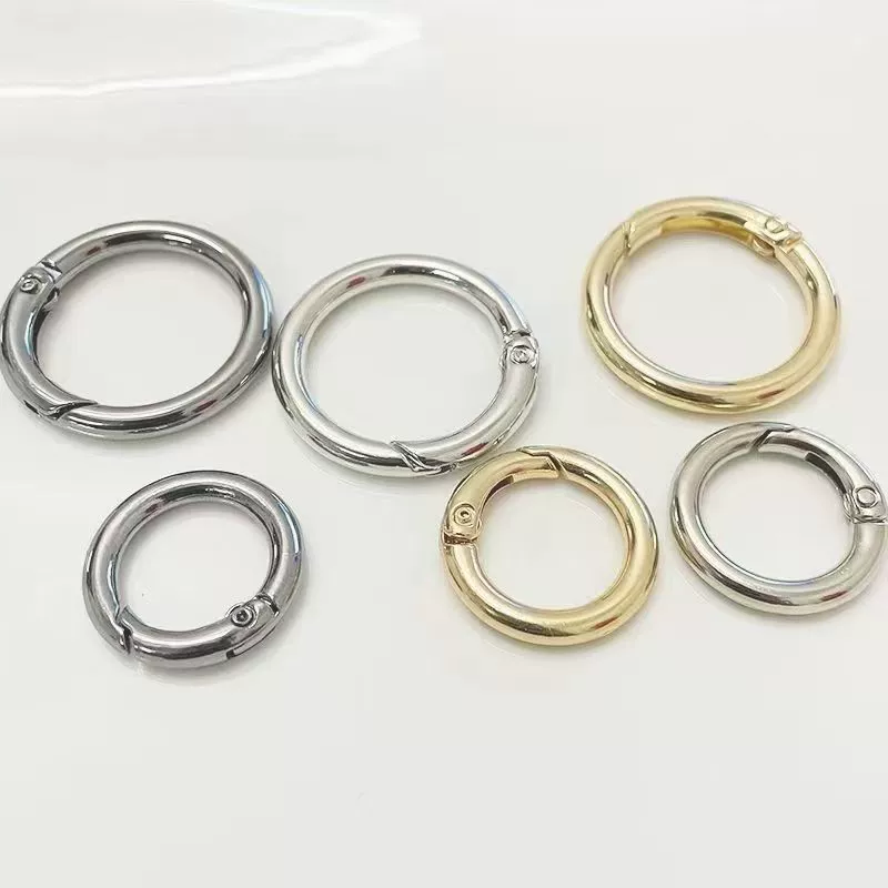 Высококачественный толстый DIY открывающийSpring кольцо фурнитура аксессуары набор ключодержа, крючок, эластичная пряжка соединительная кольцо