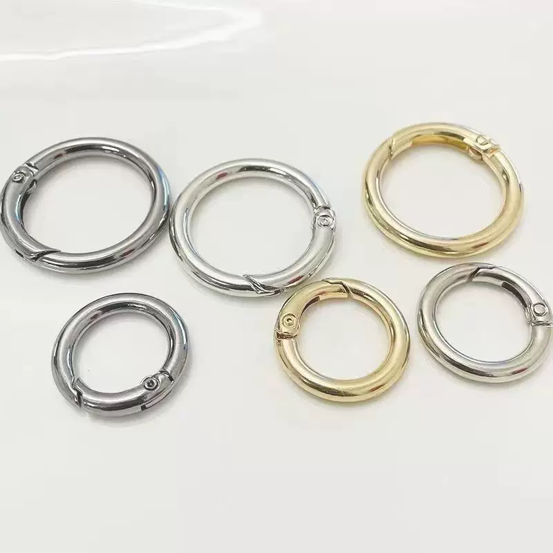 Высококачественный толстый DIY открывающийSpring кольцо фурнитура аксессуары набор ключодержа, крючок, эластичная пряжка соединительная кольцо