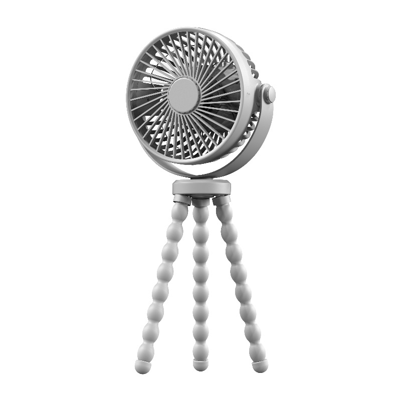 Mini ventilador con forma de pulpo, ventilador repelente de mosquitos para exteriores, ventilador para cochecito y cuna, luz nocturna silenciosa, exclusivamente para ventas transfronterizas.