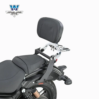 Muscle car Wolf applicable Motorcycle tail - ra401-multi-function-backrest-silver-front-and-rear-telescopic-height-adjustable