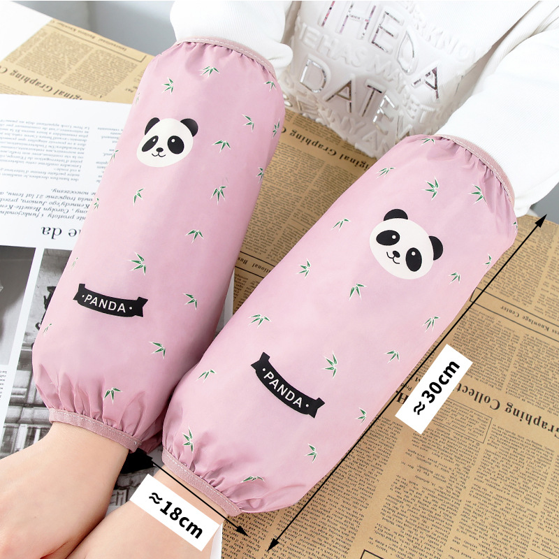 Otoño e invierno manga hombres y mujeres adultos a prueba de aceite impermeable anti-sucio hogar cocina restaurante Oficina oversleeves