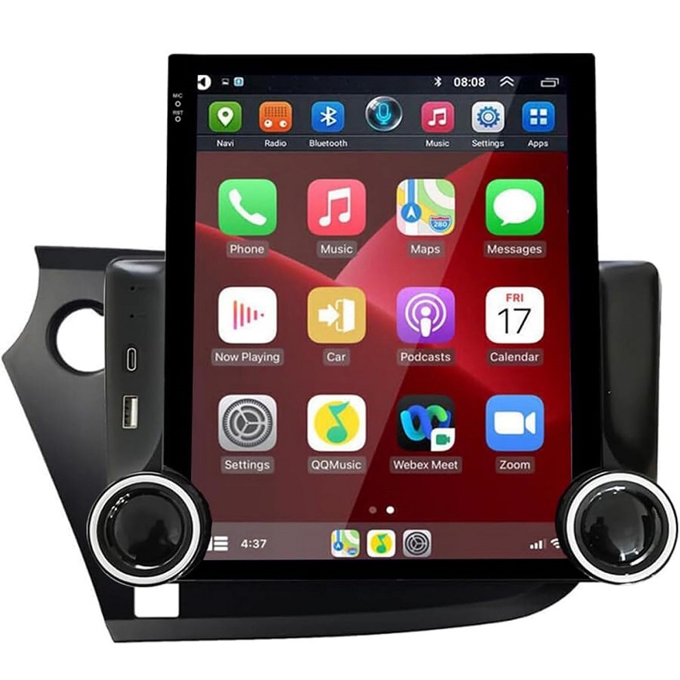 Cross-border 09-14 Honda Insight knob-style Android carplay central control Bluetooth car navigation