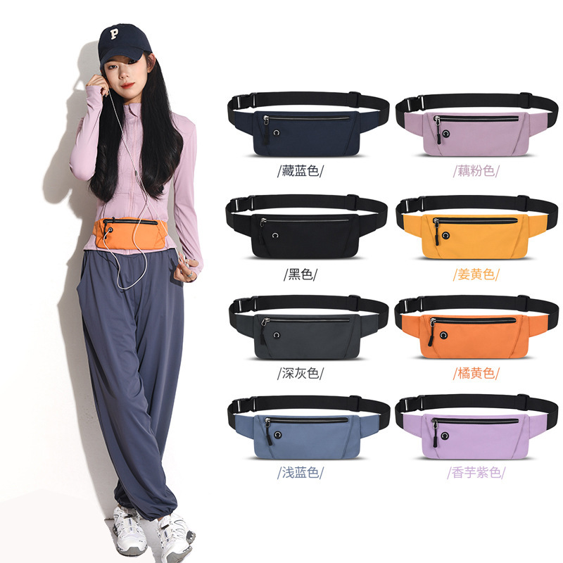 Outdoor Mobile Phone Sports Waist Bag Fitness Men and Women Running Waist Bag Waterproof Storage Close-Fitting Sports Cycling Invisible Manufacturer