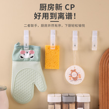 新款帽子夹多功能折叠夹子门后挂钩宿舍衣柜收纳旋转小帽夹手套夹