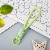 Green Double Diamond Knot Lanyard (with hanging loop)