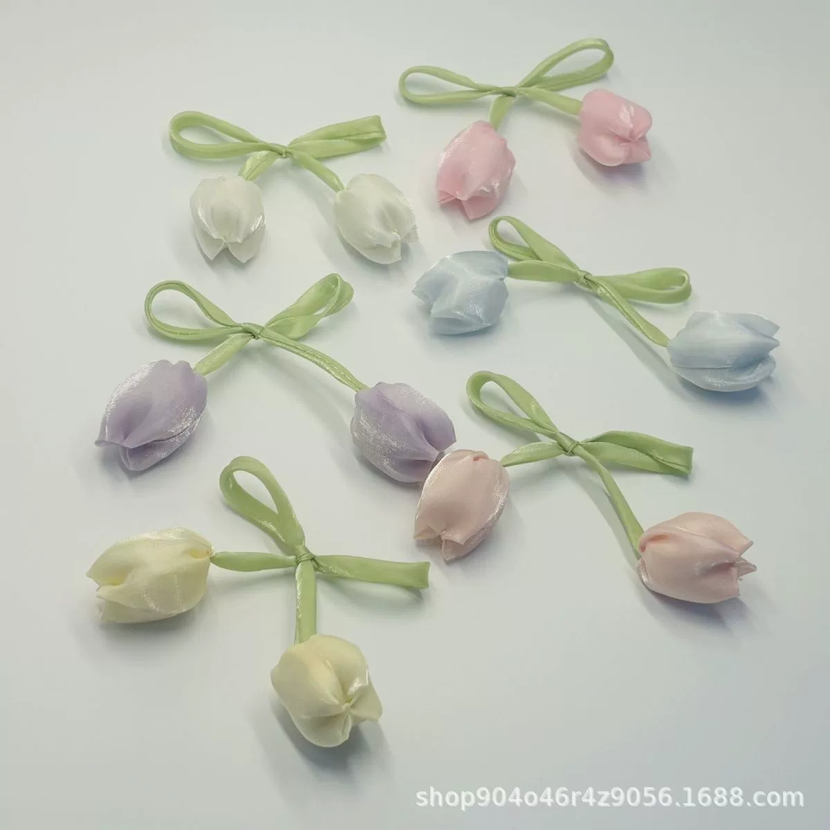 Ins Корейские тюльпаны бабочки бутон ткани цветы