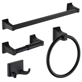 卫浴挂件套件;毛巾环/杆/架;纸巾架