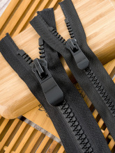 羽绒服拉链长拉链双头8号树脂配件长款大15双开双向衣服拉锁