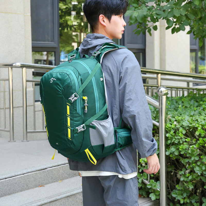 跨境新款户外双肩包男女多功能运动背包大容量徒步远行登山包批发|undefined