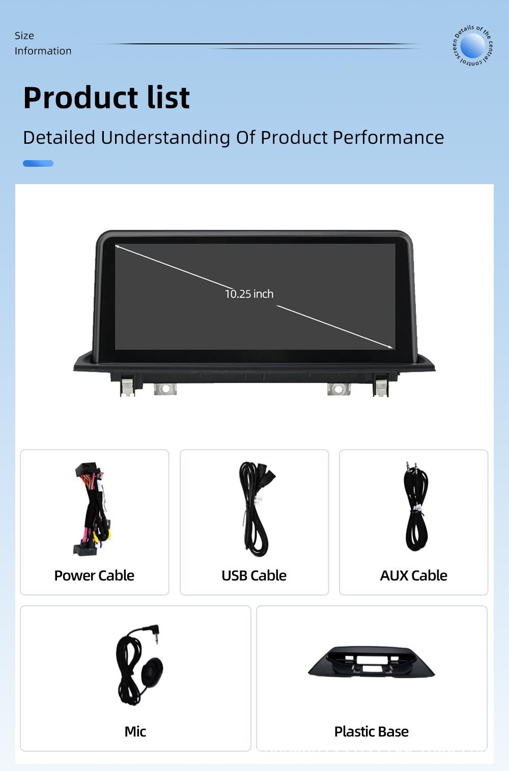 Suitable for Bmw X1 E84 10.25inch Android Car Multimedia Gps Navigator Reversing Camera One