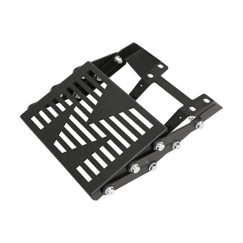 Suitable for RS-X motorcycle sliding mobile tail rack trunk telescopic folding bracket black movable tail rack