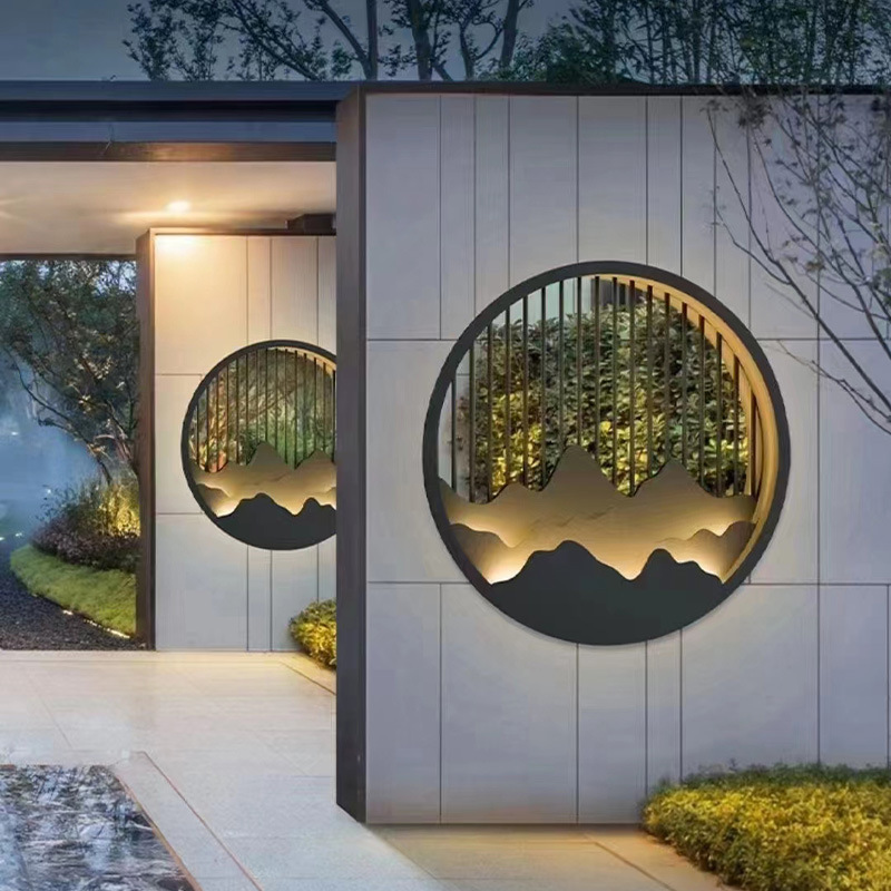 304 Stainless Steel Screen Outdoor Courtyard Hollow Metal Partition Custom-Made Yard Villa Grille Aluminum Alloy Light Luxury