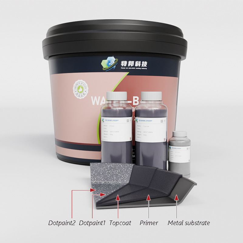 黑色水性特氟龙涂料耐高温更强耐磨不粘涂料易清洁防腐蚀粗糙表面