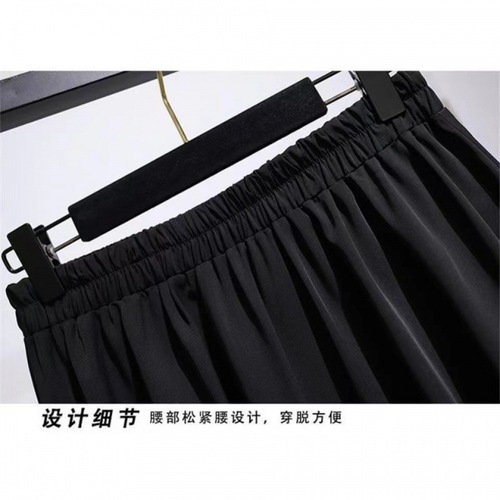 Large black spring and autumn high-waisted A-line semi-slip dress for women, medium-length pleated base dress, fairy dress for large size women, wholesale