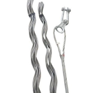 Henglixing Pre-Twisted Power Metal Safety Backup Cable Clamp Sdg Type Reinforced Type Resistant to Tension
