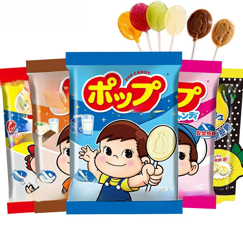 不二家 Lollipop bulk milk 20 filled 60 sugar gift children's Day candy snack wholesale