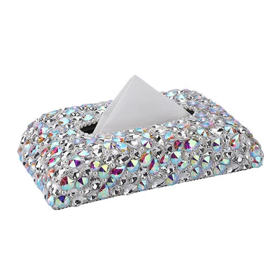 Car tissue box/set, car tissue box diamond-encrusted women's